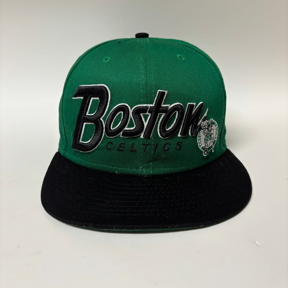 New Era Boston Celtics 9FIFTY Snapback Hat Green Black NBA Hardwood Classics